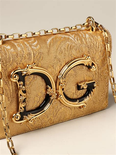 gold DOLCE & GABBANA Women Bags 